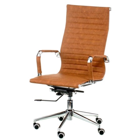 Кресло офисное Solano artleather light-brown