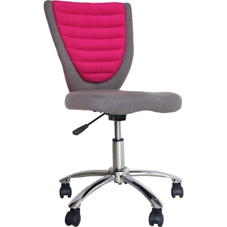 Кресло офисное	POPPY, Grey /Pink