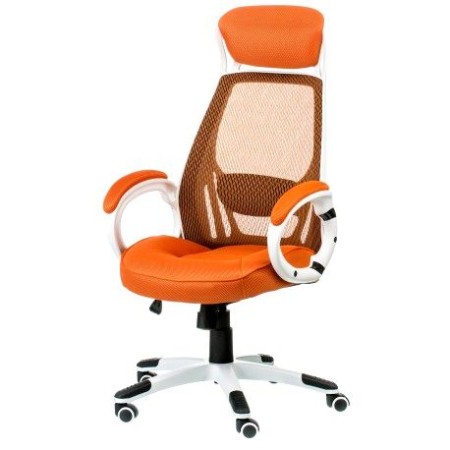 Кресло офисное	Briz orange/white